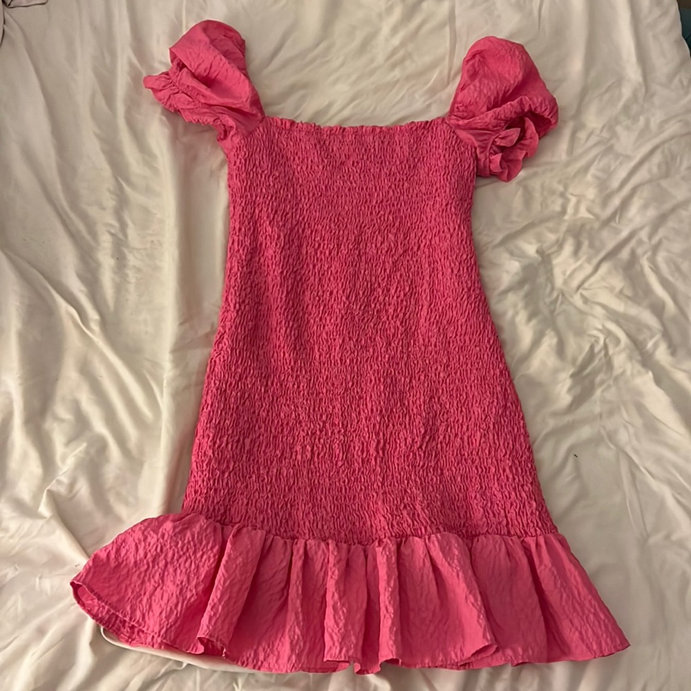 Zara pink party dress 👛🎀